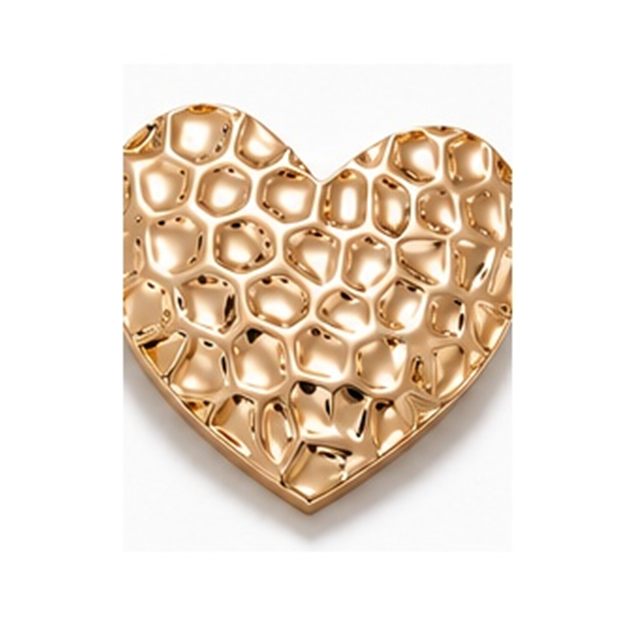 Modelo D3344 de adorno plástico en forma de corazón para calzado