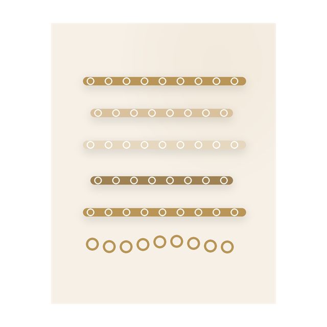 Tiras decorativas de referencia para calzado